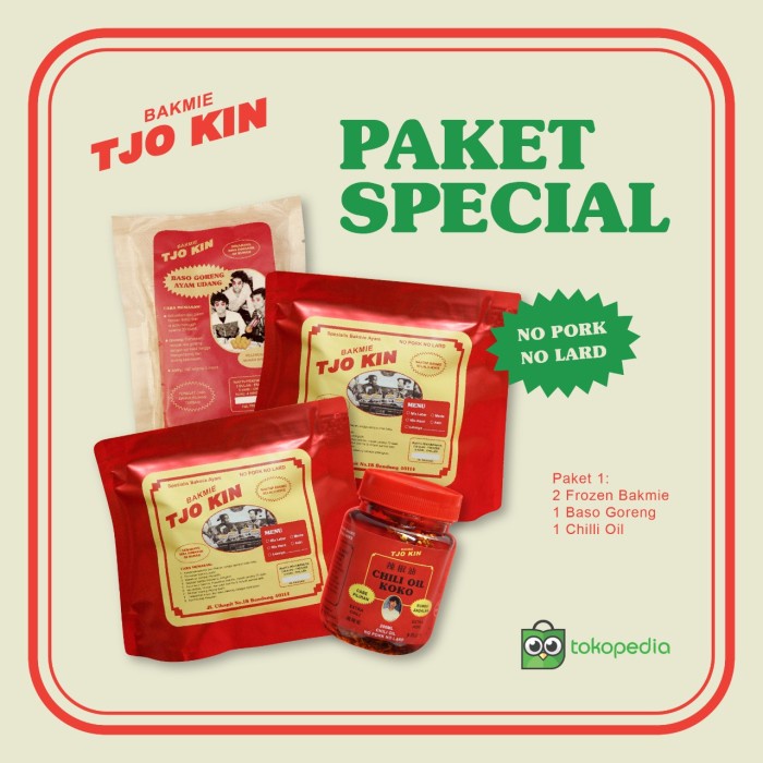 

Wdo - Paket Special Bakmie Tjo Kin - Paket 1