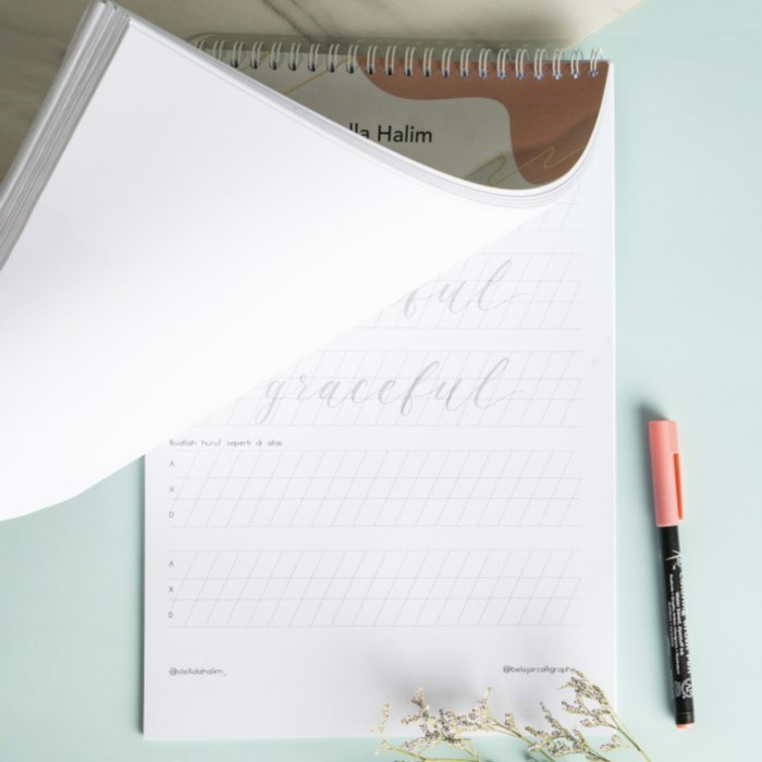 

[BestSeller] Buku Modern Calligraphy 201 - with Small Brush Pen