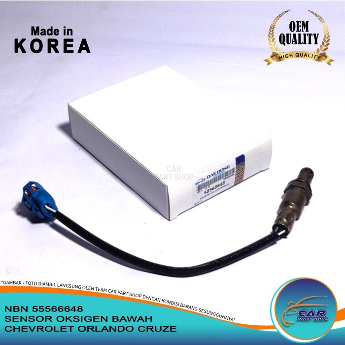 Senor O2 Oksigen Sensor 2 Bawah Chevrolet Orlando Cruze Korea
