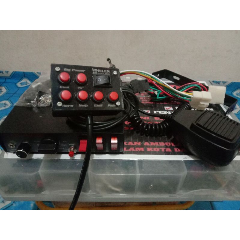 sirine cjb 200 wat injeck Whelen omega v2