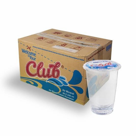 

(BestSeller) Club Air Mineral Gelas 240ml 1 Dus 48 pcs