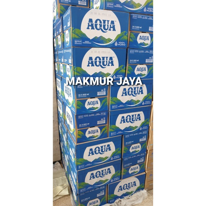 

(BestSeller) AQUA AIR MINERAL BOTOL 600ml 600 ml 1 Dus (OJOL ONLY)