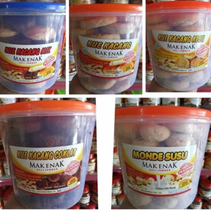 

Kue Kacang Keju Coklat Mak enk Jember
