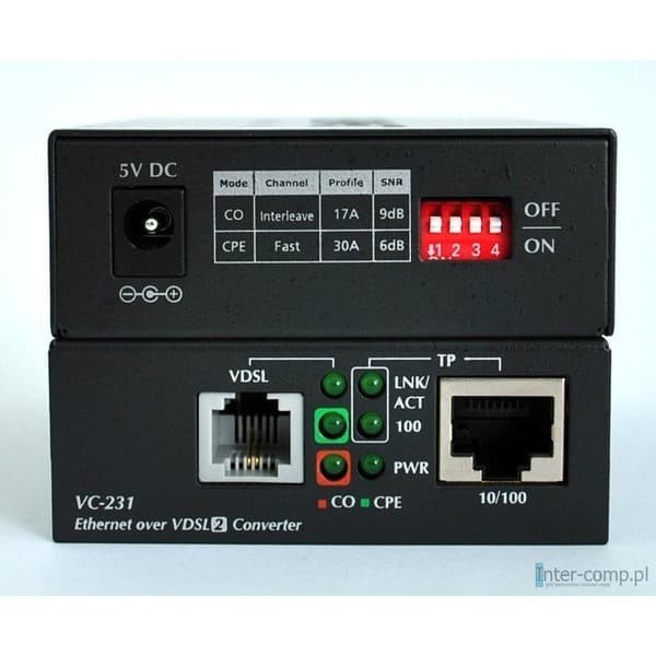 Planet Vc-231 Ethernet Over Vdsl2 Converter (Profile 30A)