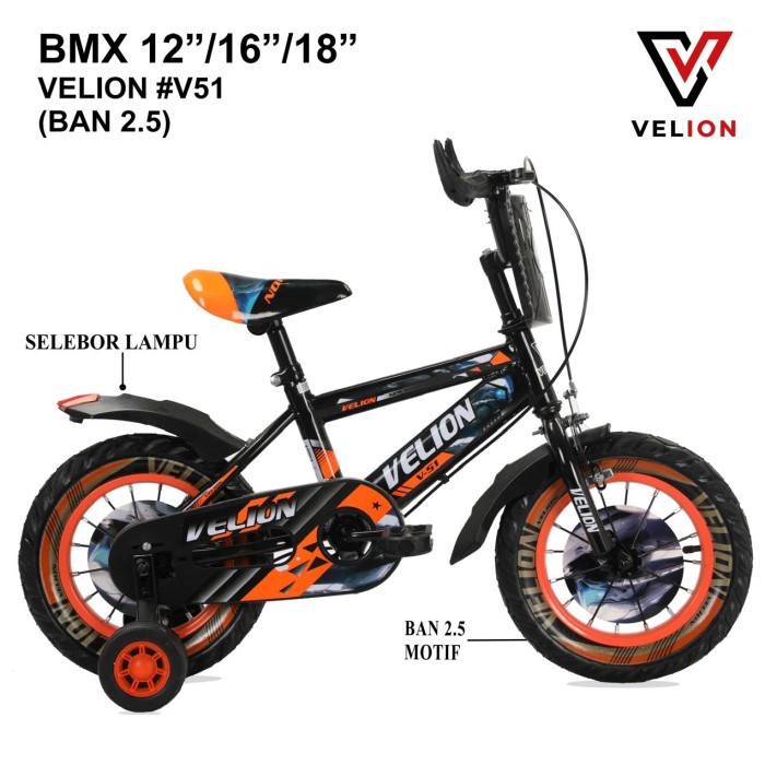 sepeda anak 3-6 tahun BMX Kode 1008