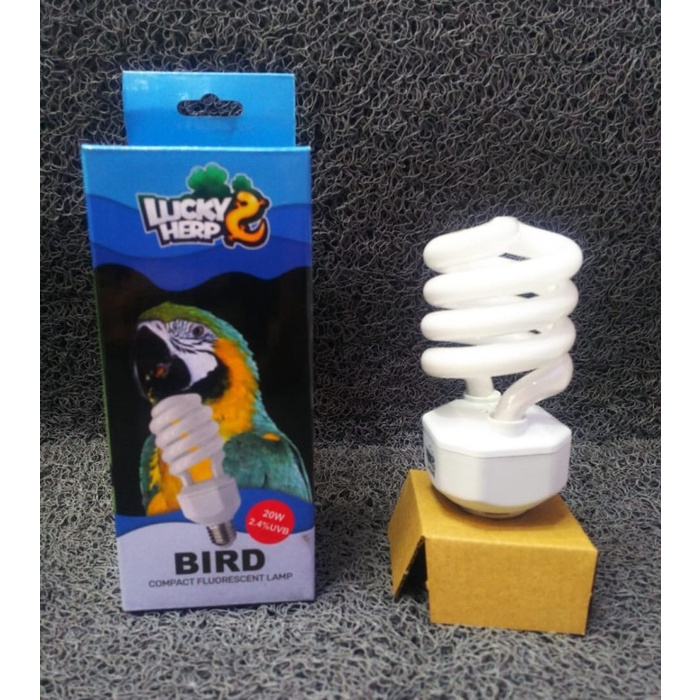 Lucky Herp Bird Lamp 2.4% UVB 20w - Lampu Burung