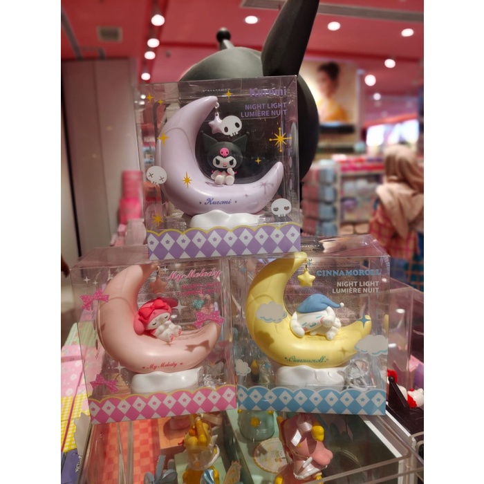 MINISO x SANRIO Lampu Tidur LED Cinnamoroll, Kuromi, My Melody