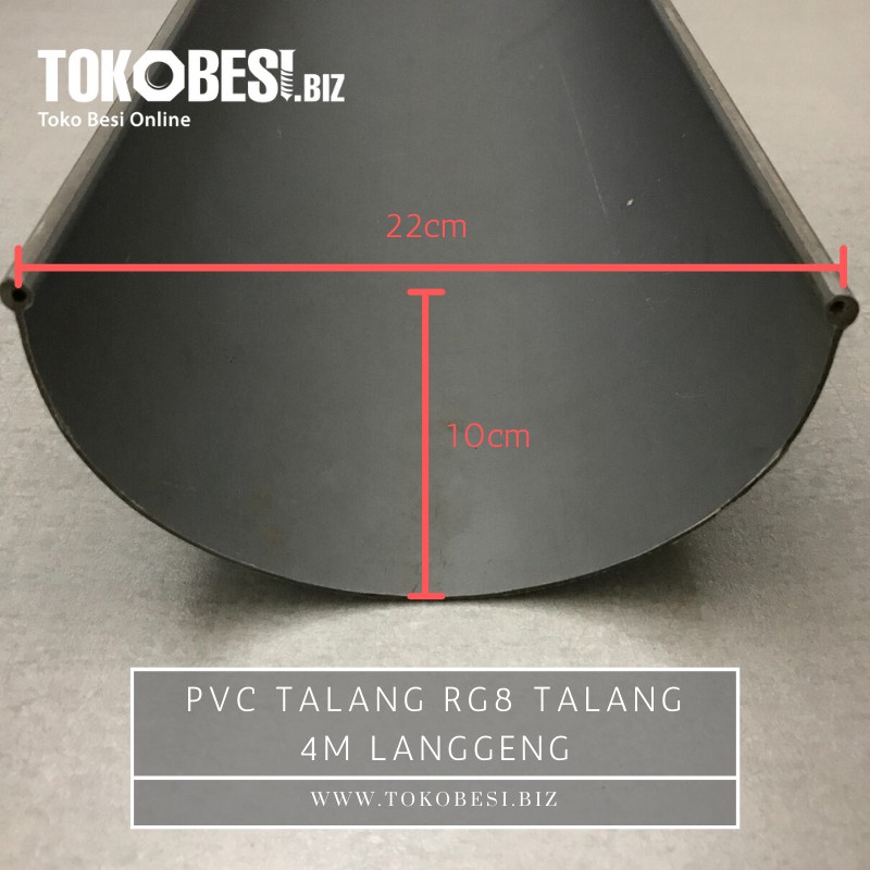 PVC Talang RG8 talang 4m Langgeng