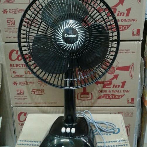 Desk Fan Cosmos 9-Dna Twino,Kipas Angin Cosmos 9In
