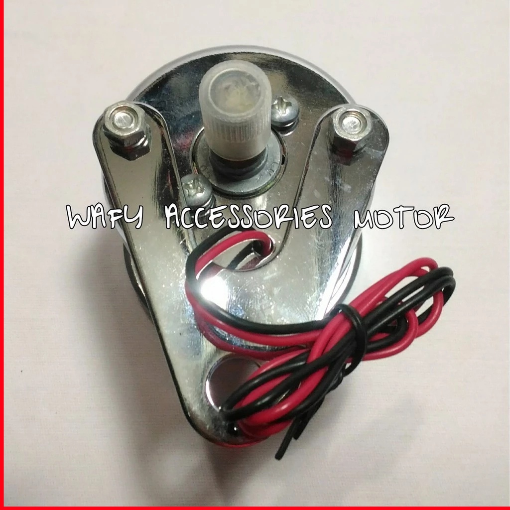 Awet Spedometer Bulat Crome Speedometer Kilometer Km Indikator Kilometer Motor Analog Bulat Klasik
