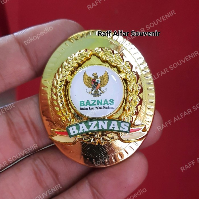 PIN BAZNAS PIN BAZNAS MODEL OVAL MAGNET