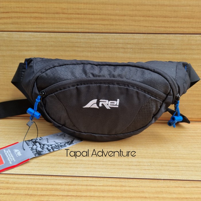TAS PINGGANG REI 4227 VIPER BLACK BLUE - WAIST BAG REI