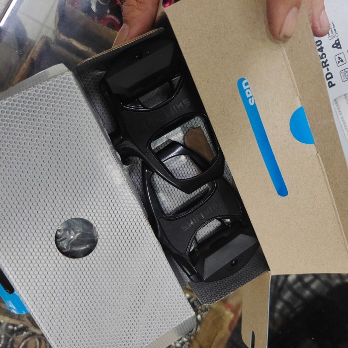 Paling Baik Spd Sl Pedal Pd-R540 - Pedal Cleat Road Bike - Pd R540 Hitam