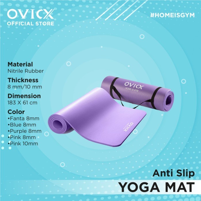 OVICX Matras Yoga Mat Yoga Anti Slip