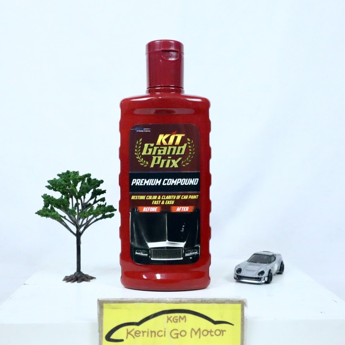 gas- KIT GRAND PRIX PREMIUM COMPOUND - PENGHILANG GORESAN MOBIL KIT 275ml