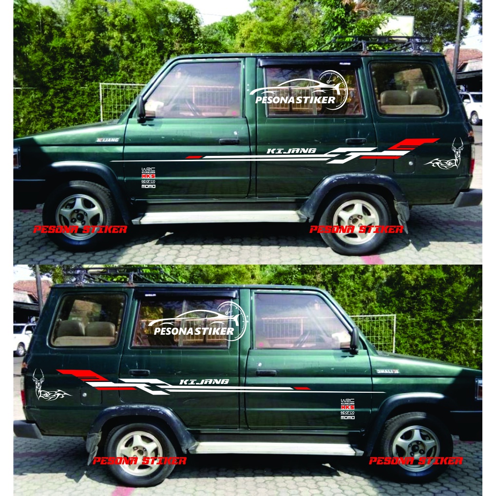Stiker Mobil Kijang Super Stiker Body Kijang Super Stiker Kijang Super