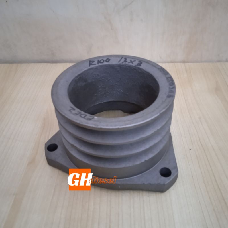 pulley pully puli mesin cor Dongfeng R 100 / Yanmar TS TF ( B3 x 13 cm )