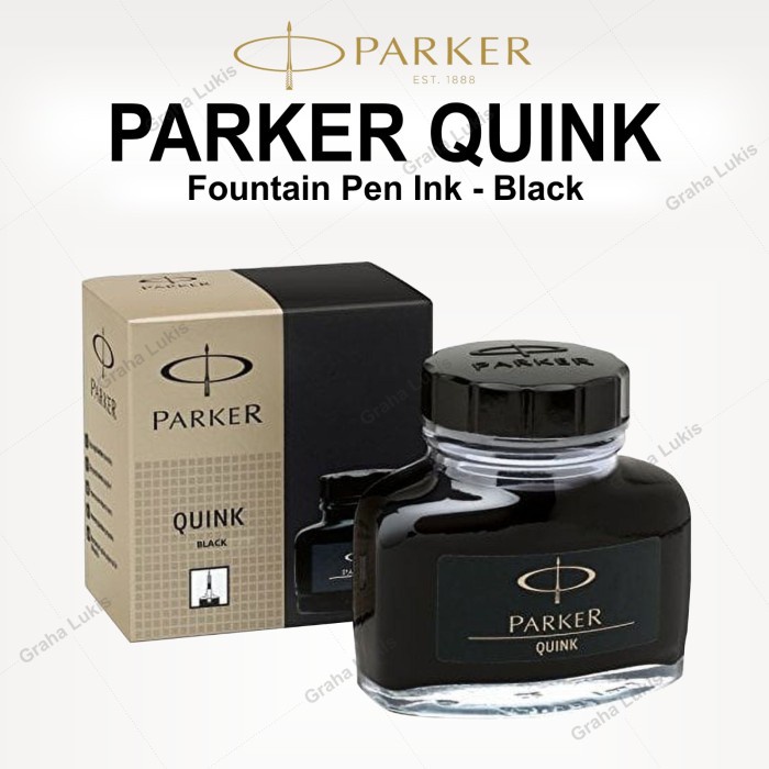 

[tmr] - Parker Quink / tinta Botol Parker / Fountain Pen Ink
