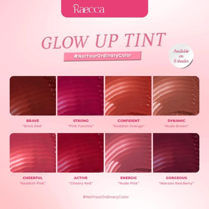 [Bpom] Raecca Glow Up Tint Lip Tint Liptint