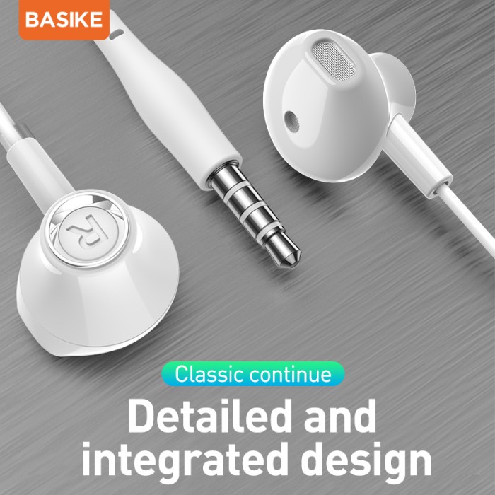[ans] - Basike In Ear Headphone Audio Plug 3.5mm Length 120cm-MT20