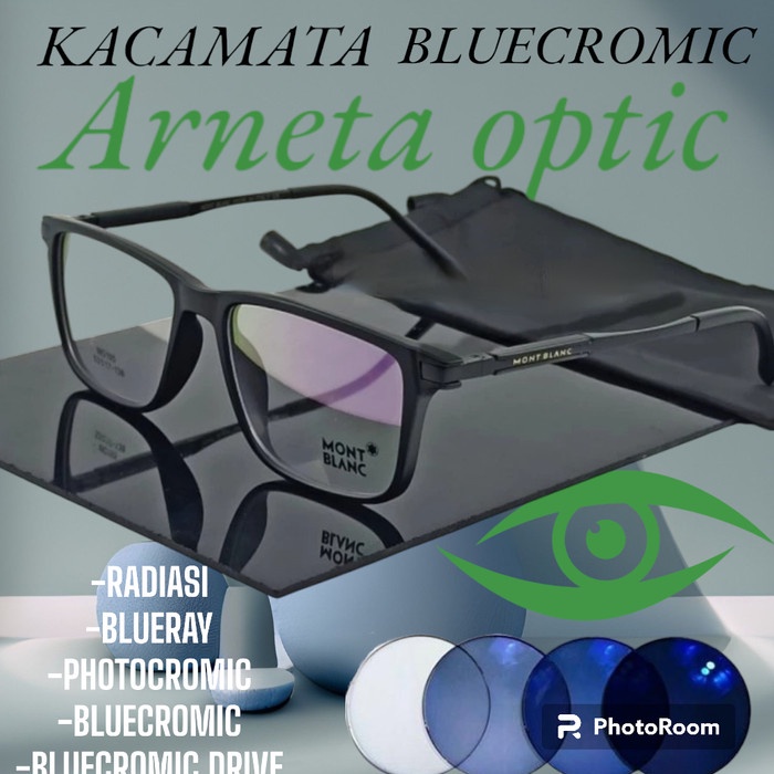 *TOP* KACAMATA MINUS LENSA BLUECROMIC NIGHT DRIVE ANTI FOG
