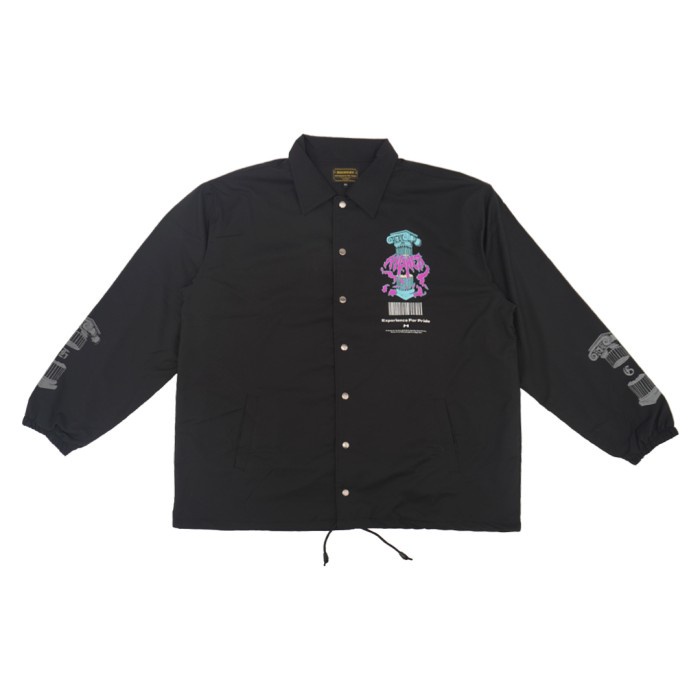 Highest Original Jaket Coach Pria Big Size Jumbo Sablon Ukuran Warna Hitam 2XL 3XL 4XL 5XL 6XL 7XL