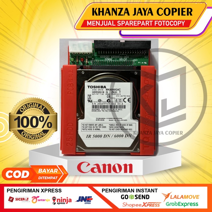 Terpopuler Hardisk Mesin Fotokopi Canon Ir 5000/6000Dn Full Sistem Cover Merah