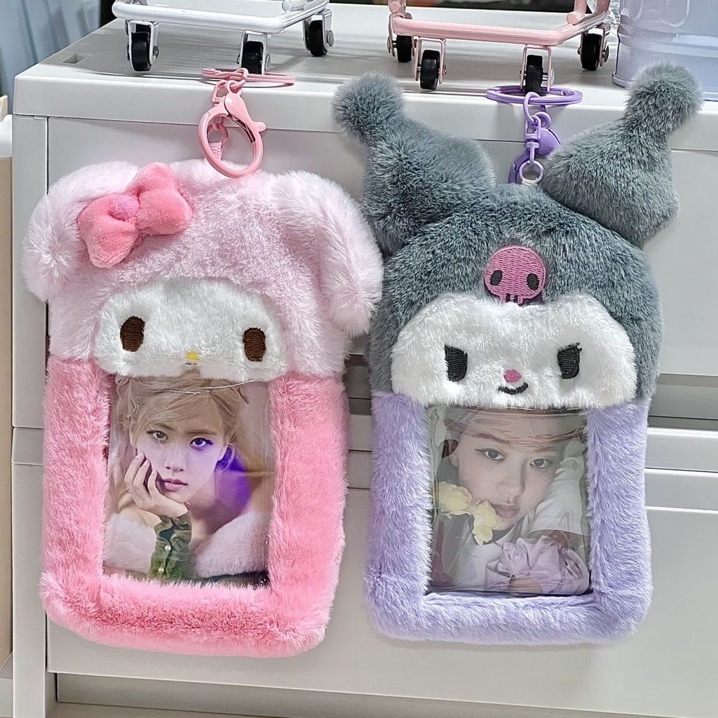 

Sanrio Photocard Holder PC ID Card Kartu Kuromi Melody Cinamoroll Fluffy PC Holder Photocard