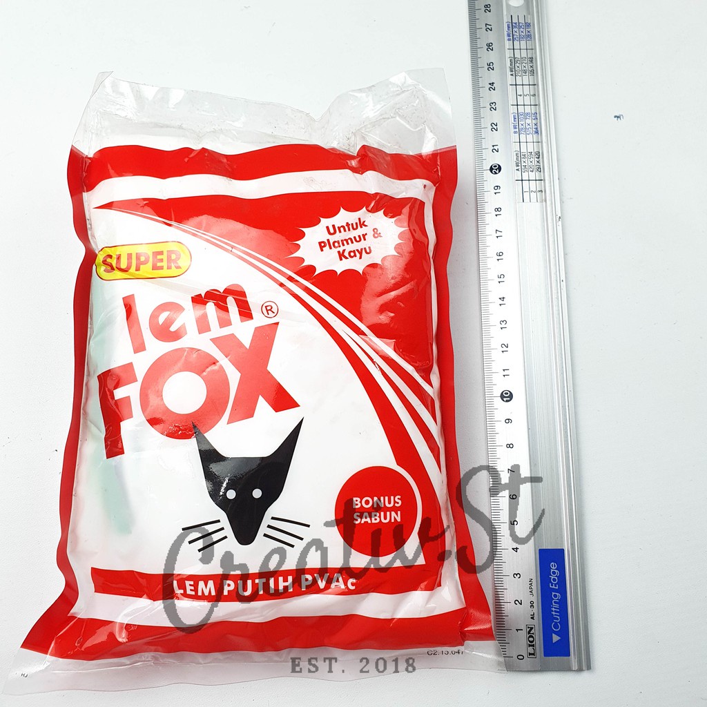 

Fox Lemplastik 700 Gr Lem Serbaguna