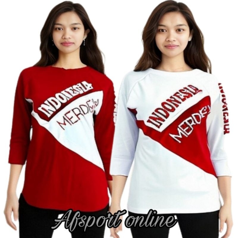 PROMO / kaos merah putih spesial 17 agustus bisa buat seragaman