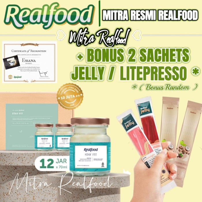 

Realfood Stay Fit 12 Jar (Minuman Sarang Burung Walet)