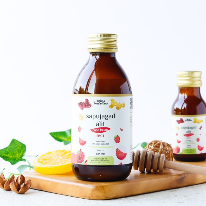 

200ml SAPUJAGAD Alit LECI Minuman Jamu Anak Leci - RAHSA NUSANTARA