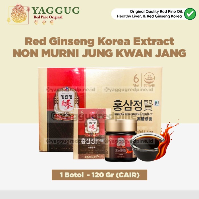 

Red Ginseng Korea Extract Non Murni Jung Kwan Jang Cair 120 Gram
