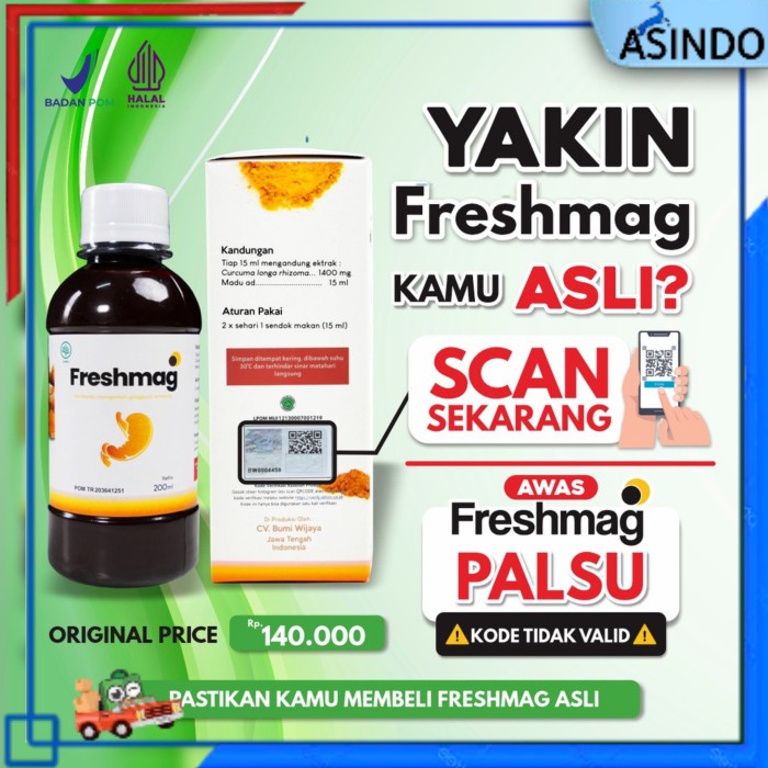 

FRESHMAG 200ml Madu Fresh Maag Extrak Kunyit