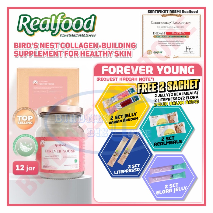 

Realfood Forever Young Minuman Sarang Walet