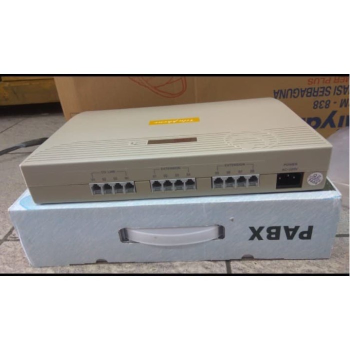 Terpopuler Pabx Telephone - Sahitel - Pb308 (3 Lines - 8 Extension)