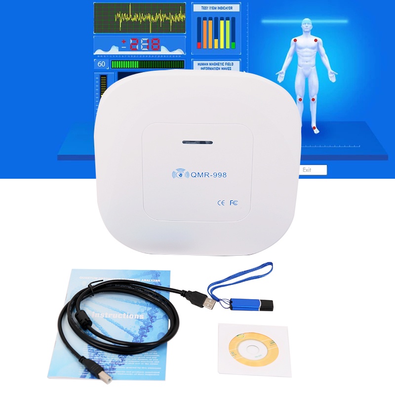 Quantum Resonance Magnetic Analyzer Hand Touch Quantum Body Analyzer Multi-Language With 52 Reports