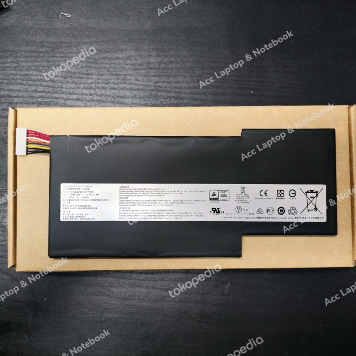 BATERAI MSI BTY-M6K GF63 9RCX, GF63 8RC, GF63 8RD,GF63-9SC, GF63 10SC