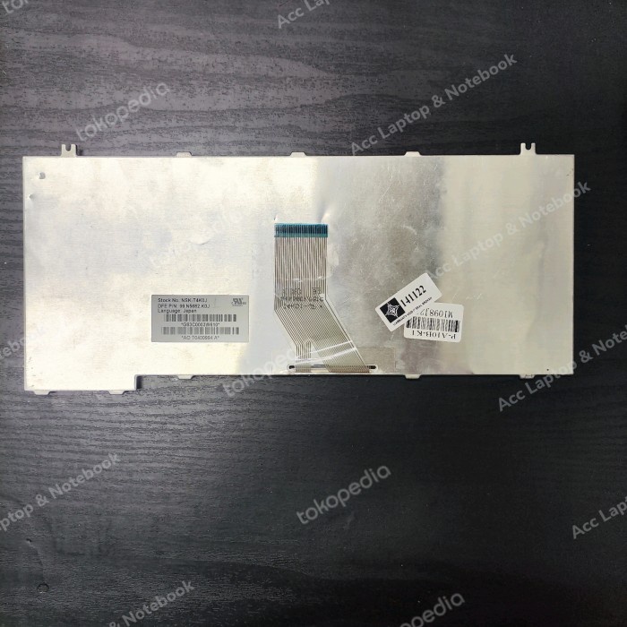 KEYBOARD LAPTOP/NOTEBOOK TOSHIBA DYNABOOK J J60 J70 SERIES BLACK