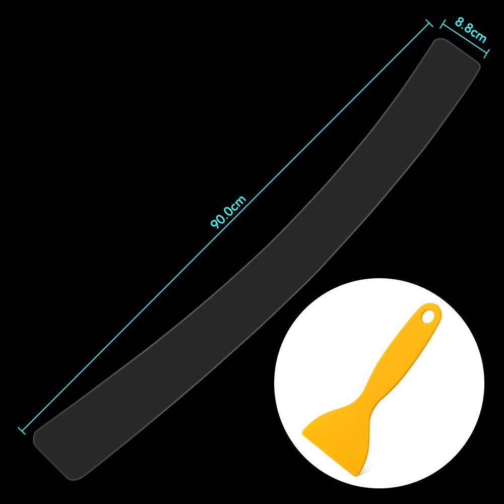 NEW 1PCS 90*8.8CM REAR BUMPER PROTECTION CARBON FIBER STICKER FOR VW VOLKSWAGEN GOLF 7 MK7 MK6 MK5