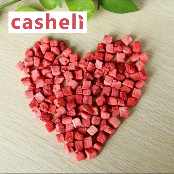 

Strawberry Dadu Kering 1Kg Freeze Dried Stroberi Bahan Kue Best Seller