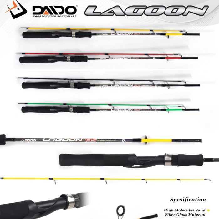 Joran Pancing Fiber Daido Lagoon 120/135/150 Cm #Gratisongkir