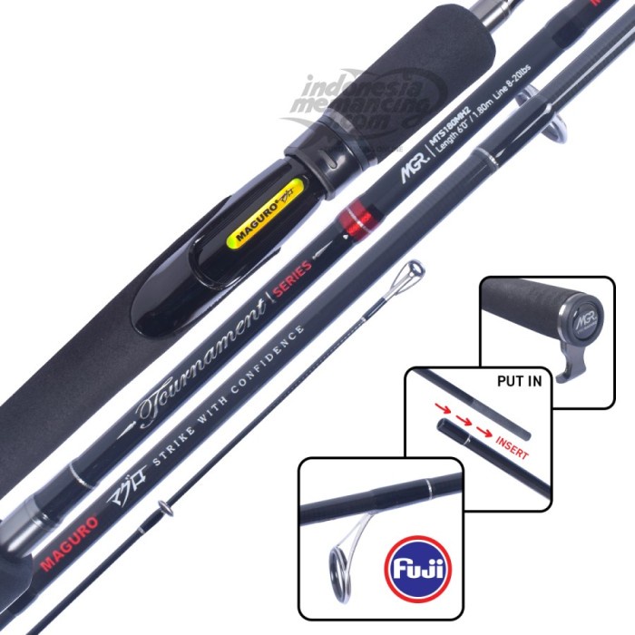 Joran Spinning Maguro Tournament Series 165 M2- Joran Berkualitas #Gratisongkir