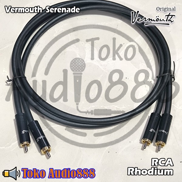 Kabel RCA Vermouth Serenade Rhodium Plug