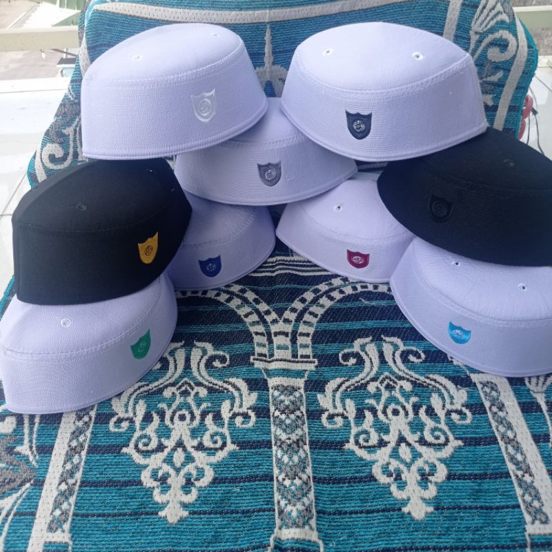 PROMO / [READY NOMOR1- 12 JUMBO] PECI MALAYSIA SONGKOK PUTIH ABDUL KAREEM PUTIH Songkok Malaysia