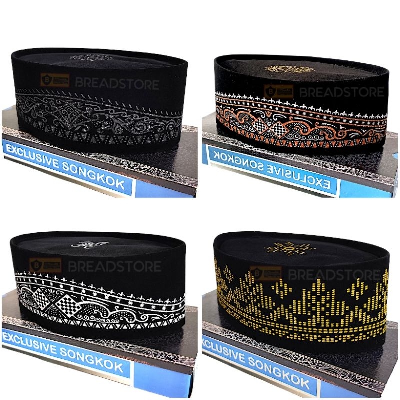 PROMO / PECI SONGKOK KOPIAH HITAM MOTIF BATIK TINGGI 9 EXCLUSIVE MURAH BERKUALITAS ORIGINAL - PECI