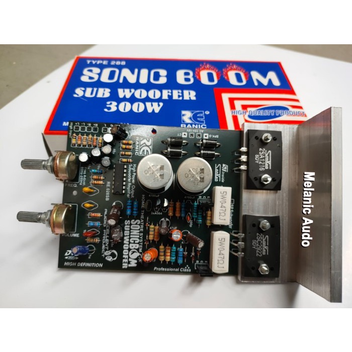 Kit Power Aktif Subwoofer Sonic Boom