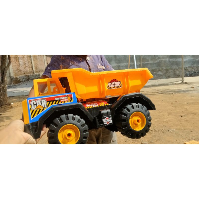 NEW PROMO Mainan Mobil Truk Bak Bisa Di Naiki / Truk Konstruksi /Truk Pasir Jomplang Ukuran Besar