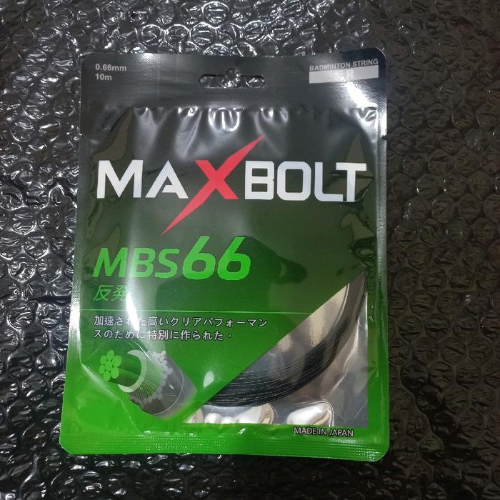SENAR RAKET BADMINTON MAXBOLT MBS 66 MBS66 ORIGINAL SENAR 0.66 MM