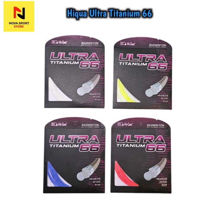 Senar Badminton Hiqua Ultra 66 Titanium